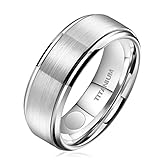 JEROOT Titan Magnetischer Ringe, Magnetring Herren Damen, Magnetische Rings für Herren Damen Therapeutischer Magnetring Polierter Lifestyle-Ring Starker Magnet (3500 Gauss)