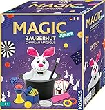 Kosmos ‎694302 Magic Junior Zauberhut, Lerne einfach 25 Zaubertricks und Illusionen, Zauberkasten mit Zauberstab und vielen weiteren Utensilien, für Kinder ab 6 Jahre