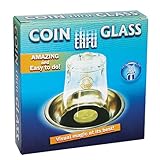 Coin Thru Glass - Münze durchdringt Glas Zaubertrick, Lassen Sie eine geliehene Münze den Boden eines Glases durchdringen, Zaubertricks und Zauberartikel ohne Magnete oder Klappen, Zaubern lernen